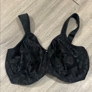 WACOAL Awareness Underwire Seamless Black Bra #85567 size 34H